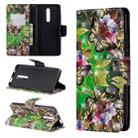 3D Colored Drawing Pattern Horizontal Flip Leather Case for Xiaomi Redmi K20 & K20 Pro, with Holder & Card Slots & Wallet(Green Butterfly) - 1