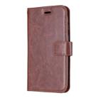 For iPhone 11 Pro Max Crazy Horse Texture Horizontal Flip Leather Case with Holder & Card Slots & Wallet & Photo Frame (brown) - 1