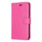 For iPhone 11 Pro Max Crazy Horse Texture Horizontal Flip Leather Case with Holder & Card Slots & Wallet & Photo Frame (rose) - 1