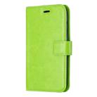 For iPhone 11 Pro Max Crazy Horse Texture Horizontal Flip Leather Case with Holder & Card Slots & Wallet & Photo Frame (green) - 1
