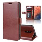R64 Texture Single Fold Horizontal Flip Leather Case for OPPO RENO Z, with Holder & Card Slots & Wallet(Brown) - 1