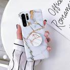 Glossy Marble Folding Bracket Anti-drop TPU Case for Huawei P30 Pro(Z23) - 1