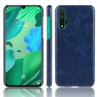 Shockproof Litchi Texture PC + PU Case For Huawei Nova 5 / Nova 5 Pro(Blue) - 1