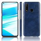 Shockproof Litchi Texture PC + PU Case for Vivo Z5x(Blue) - 1