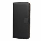 Leather Horizontal Flip Holster for Huawei Honor 20 with Magnetic Clasp and Bracket and Card Slot and Wallet(Black) - 1