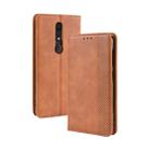 Magnetic Buckle Retro Crazy Horse Texture Horizontal Flip Leather Case for Nokia 4.2, with Holder & Card Slots & Photo Frame(Brown) - 1