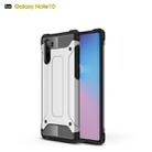 Magic Armor TPU + PC Combination Case for Galaxy Note10(Silver) - 1