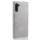 Shockproof Litchi Texture PC + PU Case For Galaxy Note10(Gray) - 1