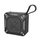 W-King S6 Portable Bluetooth Speaker Waterproof Wireless Music Speaker Radio Box Anti-drop Outdoor Bicycle TF card Loudspeakers(black) - 1