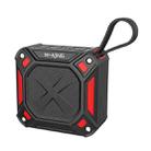 W-King S6 Portable Bluetooth Speaker Waterproof Wireless Music Speaker Radio Box Anti-drop Outdoor Bicycle TF card Loudspeakers(Black + red) - 1