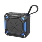 W-King S6 Portable Bluetooth Speaker Waterproof Wireless Music Speaker Radio Box Anti-drop Outdoor Bicycle TF card Loudspeakers(Black + blue) - 1