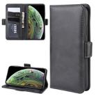 For iPhone 11 Pro Wallet Stand Leather Cell Phone Case，with Wallet & Holder & Card Slots(Black) - 1