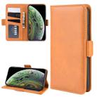 For iPhone 11 Pro Wallet Stand Leather Cell Phone Case，with Wallet & Holder & Card Slots(Yellow) - 1