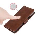 For iPhone 11 Pro Max Dual-side Magnetic Buckle Horizontal Flip Leather Case, with Holder & Card Slots & Wallet & Photo Frame(Brown) - 4