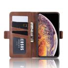 For iPhone 11 Pro Max Dual-side Magnetic Buckle Horizontal Flip Leather Case, with Holder & Card Slots & Wallet & Photo Frame(Brown) - 7