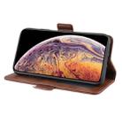 For iPhone 11 Pro Max Dual-side Magnetic Buckle Horizontal Flip Leather Case, with Holder & Card Slots & Wallet & Photo Frame(Brown) - 8