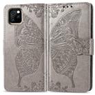 For iPhone 11 Butterfly Love Flowers Embossing Horizontal Flip Leather Case , with Holder & Card Slots & Wallet & Lanyard(Gray) - 1