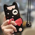Big Head Cat Full Package Anti Falling Silicone Sleeve for  iPhone X / XS - 1