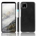 Shockproof Litchi Texture PC + PU Case For Google Pixel 4(Black) - 1