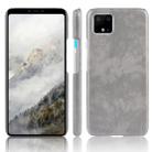 Shockproof Litchi Texture PC + PU Case For Google Pixel 4(Gray) - 1