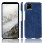 Shockproof Litchi Texture PC + PU Case For Google Pixel 4(Blue) - 1