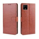 Retro Crazy Horse Texture Horizontal Flip Leather Case for Google Pixel 4 , with Holder & Card Slots & Photo Frame(Brown) - 1