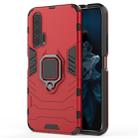 PC + TPU Shockproof Protective Case with Magnetic Ring Holder for Huawei Honor 20 Pro(Red) - 1
