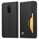 Knead Skin Texture Horizontal Flip Leather Case for Xiaomi Redmi K20/K20 Pro /Xiaomi 9T/ Xiaomi 9T Pro, with Photo Frame & Holder & Card Slots & Wallet(Black) - 1