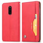 Knead Skin Texture Horizontal Flip Leather Case for Xiaomi Redmi K20/K20 Pro /Xiaomi 9T/ Xiaomi 9T Pro, with Photo Frame & Holder & Card Slots & Wallet(Red) - 1