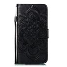 For iPhone 11 Pro Max Mandala Embossing Pattern Horizontal Flip Leather Case, with Holder & Card Slots & Wallet & Photo Frame & Lanyard(Black) - 2