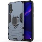 PC + TPU Shockproof Protective Case with Magnetic Ring Holder for Huawei Nova 5 / Nova 5 Pro(Navy blue) - 1