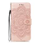 Mandala Embossing Pattern Horizontal Flip Leather Case for Galaxy Note 10 Pro, with Holder & Card Slots & Wallet & Photo Frame & Lanyard(Rose Gold) - 2