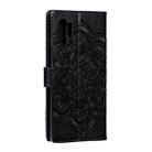 Mandala Embossing Pattern Horizontal Flip Leather Case for Galaxy Note 10 Pro, with Holder & Card Slots & Wallet & Photo Frame & Lanyard(Black) - 3