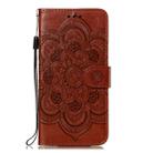 Mandala Embossing Pattern Horizontal Flip Leather Case for Galaxy Note 10 Pro, with Holder & Card Slots & Wallet & Photo Frame & Lanyard(Brown) - 2