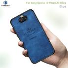 PINWUYO Shockproof Waterproof Full Coverage TPU + PU cloth+Anti-shock cotton Protective Case  for Sony Xperia 10 Plus / XA3 Ultra(Blue) - 1