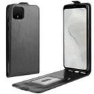 Crazy Horse Vertical Flip Leather Protective Case for Google Pixel 4(black) - 1