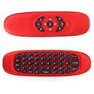 C120 2.4G Mini Keyboard Wireless Remote Mouse with 3-Gyro & 3-Gravity Sensor for PC / HTPC / IPTV / Smart TV and Android TV Box etc(Red) - 1