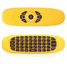 C120 2.4G Mini Keyboard Wireless Remote Mouse with 3-Gyro & 3-Gravity Sensor for PC / HTPC / IPTV / Smart TV and Android TV Box etc(Yellow) - 1