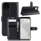 Litchi Texture Horizontal Flip Leather Case for Google Pixel 4 XL, with Wallet & Holder & Card Slots(black) - 1