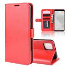 R64 Texture Single Fold Horizontal Flip Leather Case for Pixel 4 XL, with Holder & Card Slots & Wallet(red) - 1