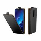 Business Style Vertical Flip TPU Leather Case  with Card Slot For Alcatel 3(2019)(black) - 1