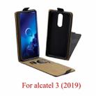 Business Style Vertical Flip TPU Leather Case  with Card Slot For Alcatel 3(2019)(black) - 7