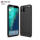 Brushed Texture Carbon Fiber TPU Case for Google Pixel 4XL(Black) - 1