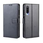Retro Crazy Horse Texture Horizontal Flip Leather Case for Xiaomi Mi CC 9 / Xiaomi Mi CC 9 mt Meitu Edition , with Holder & Card Slots & Photo Frame(Black) - 1