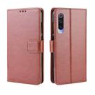 Retro Crazy Horse Texture Horizontal Flip Leather Case for Xiaomi Mi CC 9 / Xiaomi Mi CC 9 mt Meitu Edition , with Holder & Card Slots & Photo Frame(Brown) - 1