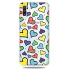 Picture Printing Transparent TPU Mobile Shell for Galaxy A50(More love) - 1