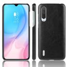 Shockproof Litchi Texture PC + PU Case For Xiaomi Mi CC9/Xiaomi Mi CC9mt Meitu Edition(Black) - 1