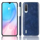 Shockproof Litchi Texture PC + PU Case For Xiaomi Mi CC9/Xiaomi Mi CC9mt Meitu Edition(Blue) - 1