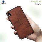 PINWUYO Shockproof Waterproof Full Coverage PC + TPU + Skin Protective Case  for Xiaomi RedMi 7A(Brown) - 1