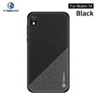 PINWUYO Honors Series Shockproof PC + TPU Protective Case for Xiaomi RedMi 7A(Black) - 1